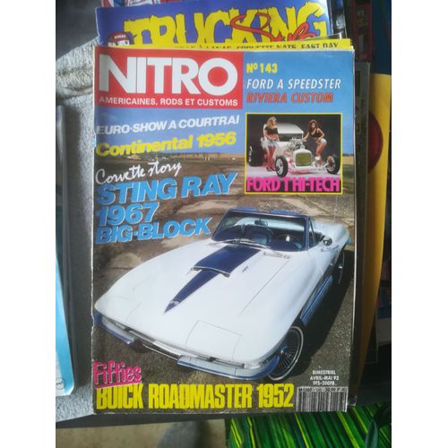 Nitro 143 De 1993 Continental Mark 2,Corvette Stingray 427,Buick Roadmaster Riviera Sedan,Ford Starliner Coupe Street,Ford T,Willys Gasser,Ford A Speedster,Simca P60 Kustom,Buick Riviera Custom