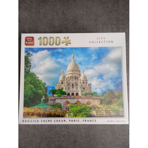 Puzzle King 1000 Pieces Collection City "Basilique Sacre Coeur Paris"