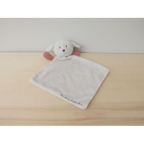 Doudou Mouton Agneau Blanc Rouge Sergent Major