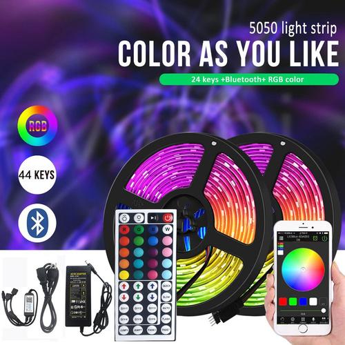 Éclairage LED- 5M-30M - Lumières LED - Bande LED - Bluetooth - Musique -  Décoration 