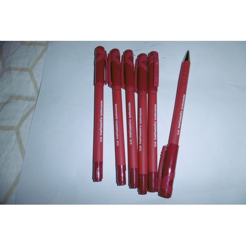 Stylo À Bille Rouge Papermate Flexgrip Ultra 245.21 Lot De 6