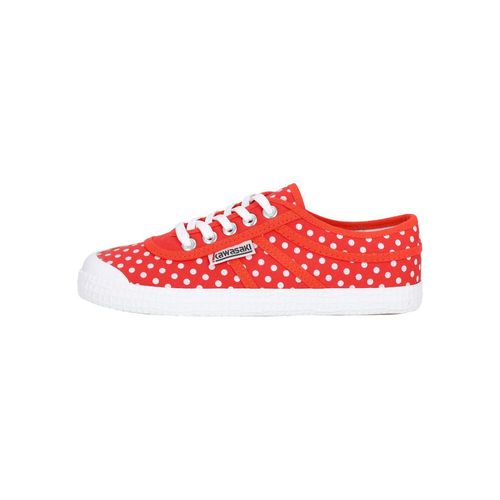 Kawasaki Polka Canvas Shoe K202421ses 5030 Cherry Tomato T37