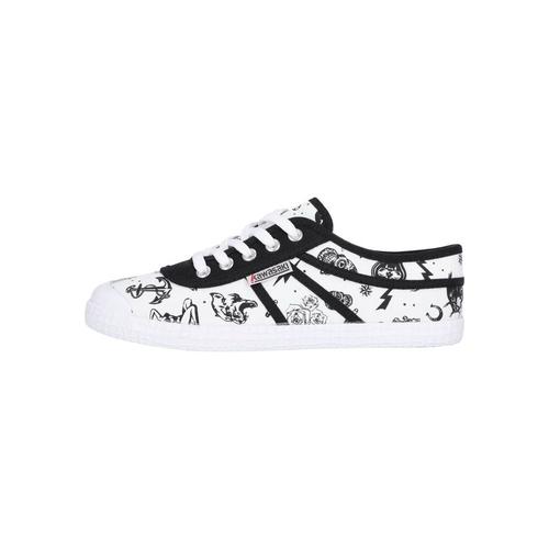 Kawasaki Tattoo Canvas Shoe K202420ses 1002 White T45