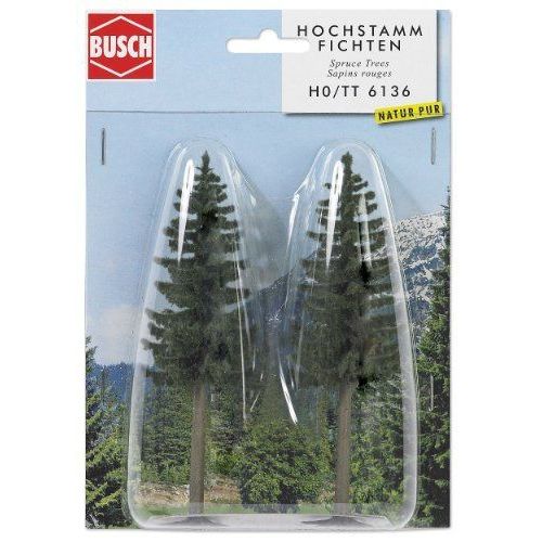 Hornby France - Busch - 6136 - Circuit - Train - Lot De 2 Sapins-Hornby
