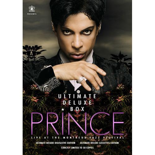 Prince • Live At The Montreux Jazz Festival 2013 • Night #1 - Ultimate Box (Deluxe Digisleeve 2cd + 1dvd (Golden Discs) + 2 Transparent Purple Cassettes Pictured