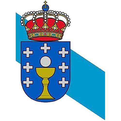 Viva Galicia: Un Cuaderno Gallego Con La Bandera De Galicia