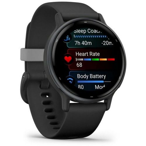 Montre Connectée Gps Garmin Vivoactive 5 - Noir Avec Bracelet Silicone Noir