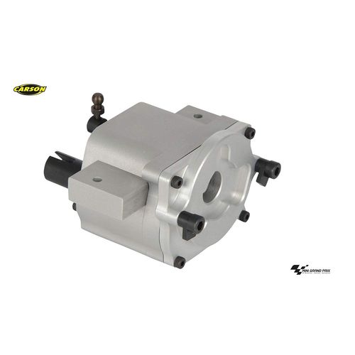 Carson 500907265 500907265-1 Engrenage À 2 Vitesses En Aluminium Compact, Impression Rc, Pièces De Rechange, Accessoires De Tuning, Modélisme, Échelle 1:14 Argent-Carson