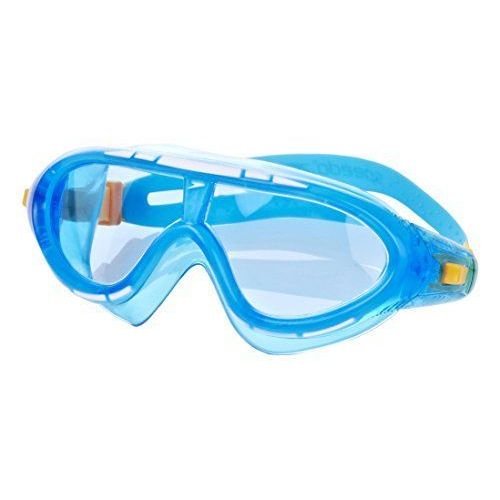 Speedo Rift Lunettes De Natation Mixte Enfant, Bleu/Orange
