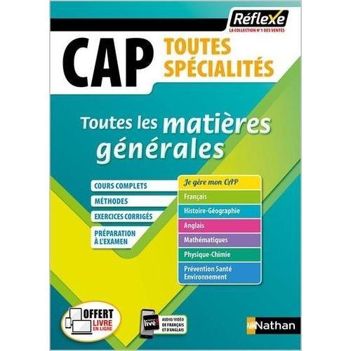 Toutes Les Matières Générales Cap 1re Et 2e Années