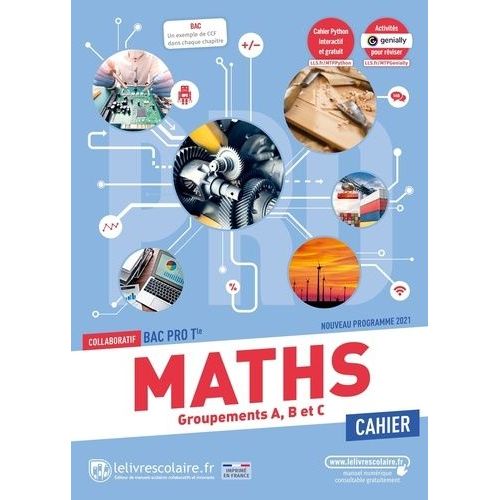 Maths Tle Bac Pro - Cahier D'activités