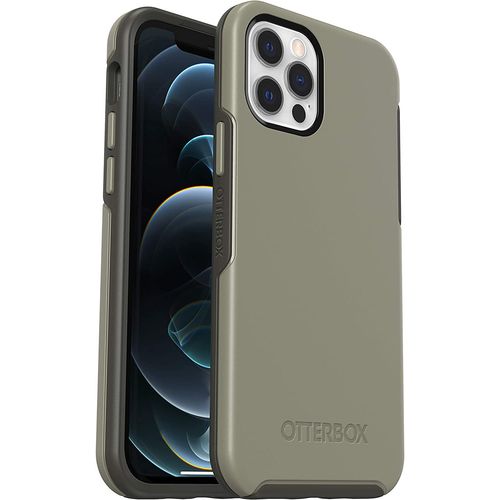 Otterbox Symmetry Series - Coque De Protection Pour Téléphone Portable - Polycarbonate, Caoutchouc Synthétique - Earl Gray - Pour Apple Iphone 12, 12 Pro