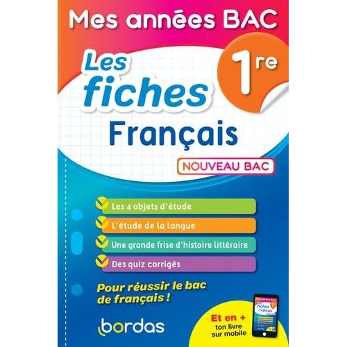 Français 1re - Les Fiches