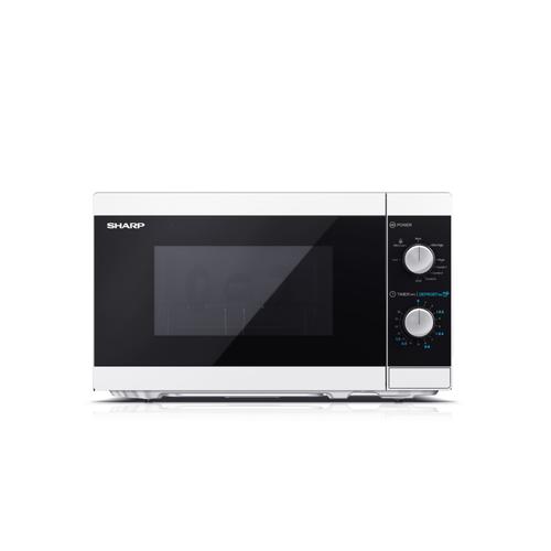 Sharp YC-MG01E-W micro-onde Comptoir Micro-ondes grill 20 L 800 W Noir, Blanc