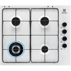 Electrolux EGS6414W plaque Blanc Built-in (placement) Gaz 4 zone(s)