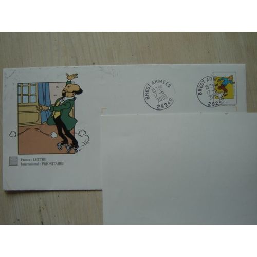 Ad 426 // Enveloppe Prétimbrée Oblitérée 2005 " Tintin & Tournesol "