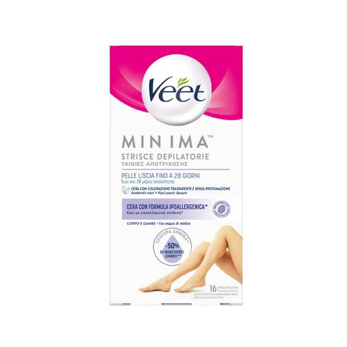 Veet Minima Bandes Dépilatoires Jambes Du Corps 16 Pcs