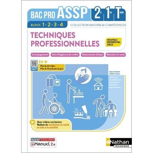 Techniques Professionnelles Bac Pro Assp 2de/1re/Tle - Blocs 1-2-3-4