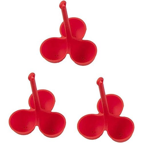 3 Pièces Support Porte Doeufs De Cuisson Cuiseur Oeufs Cuit Pocheuse Cuisson Oeuf En Silicone Pour Cuisine