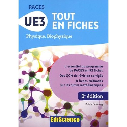 Ue3 Tout En Fiches - Physique, Biophysique