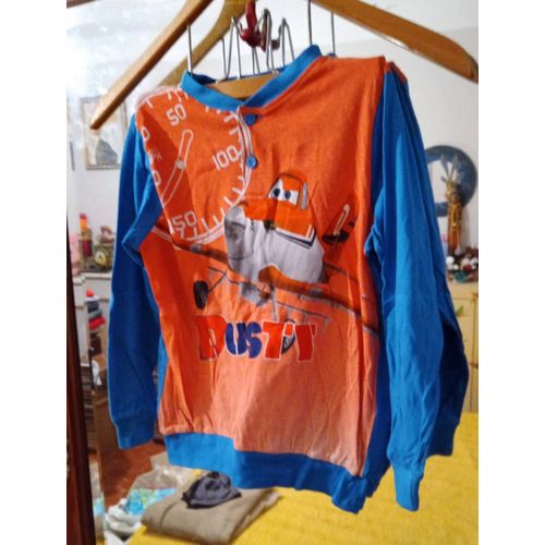 Tee Shirt Rose/Bleu 8 Ans Vintage Années 90 Disney Planes.