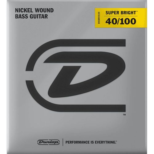 Dunlop Dbsbn40100m - Jeu De Cordes Pour Guitare Basse Sb - Nickel - Medium 40-100