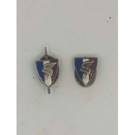 Militaria-Ww2-France-Lot De 2 Boutonnières De La Légion Tricolore-Be-Originaux