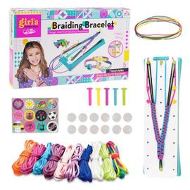 PasInfo Kit de fabrication de bracelets pour filles, kits de bricolage,  jouets pour enfants de 8 à 10 ans. Cadeaux d'anniversaire de Noël préférés  pour les 6 à 12 ans. Fourniture de