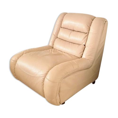 Chauffeuse Pour Canap Amovible Vintage Roche Bobois Beige