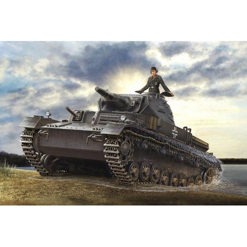 Hobbyboss Echelle 1?: 35 Cm Allemand Panzerkampfwagen Iv Ausf D/Tauch Modèle Kit (Gris)-Hobby Boss