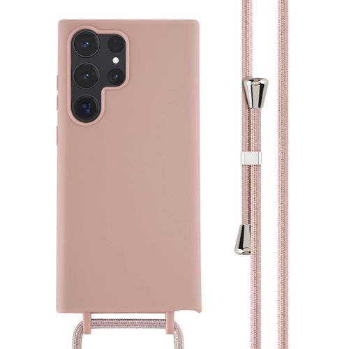 Imoshion Coque En Silicone Avec Cordon Samsung Galaxy S23 Ultra Sand Pink