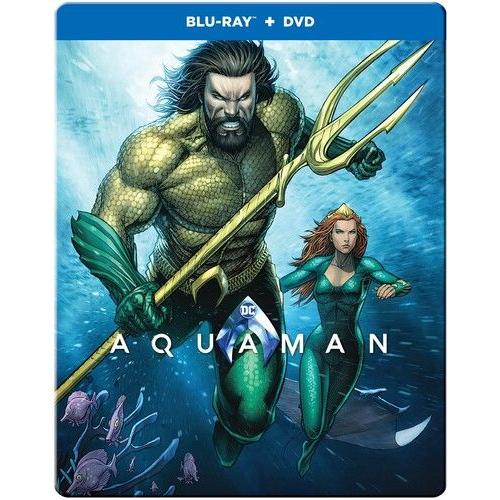Aquaman [Blu-Ray] With Dvd, Steelbook, 2 Pack