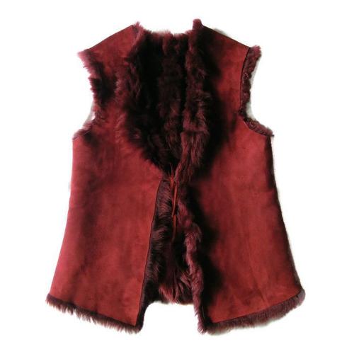 Gilet Bordeaux Réversible 100% Agneau Joseph