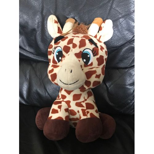 Doudou Peluche Girafe  Assise Forest Distribution 30cm 