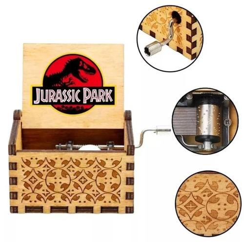 Jurassic Park Boite A Musique Dinosaure Manivelle Vintage Antique Melodie Film Machine Musicale