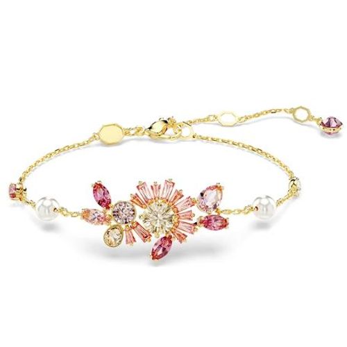Xfu Gema-Ensemble De Bijoux En Cristal Rose Pour Femme,Collection De Gouttelettes,Charmant Collier,Boucles D'oreilles,Bracelet,Bague Avec,Cadeau De Fête,2024
