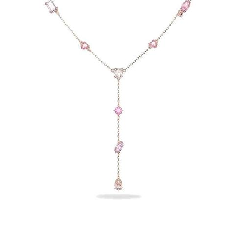 Xfu Gema-Ensemble De Bijoux En Cristal Rose Pour Femme,Collection De Gouttelettes,Charmant Collier,Boucles D'oreilles,Bracelet,Bague Avec,Cadeau De Fête,2024