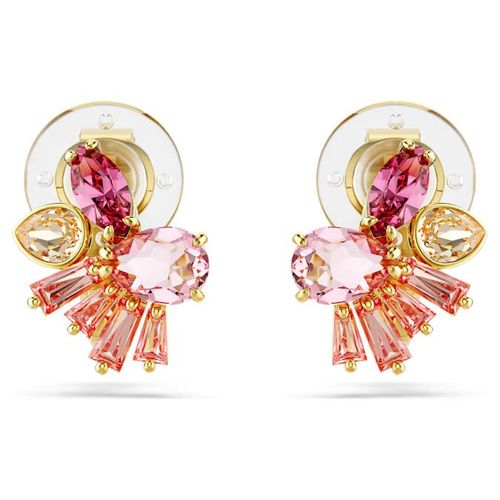 Xfu Gema-Ensemble De Bijoux En Cristal Rose Pour Femme,Collection De Gouttelettes,Charmant Collier,Boucles D'oreilles,Bracelet,Bague Avec,Cadeau De Fête,2024