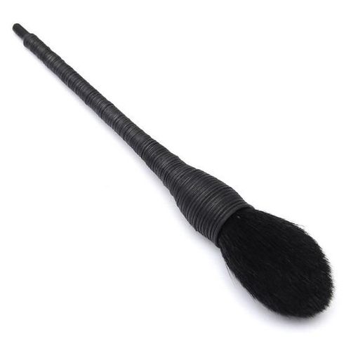 Brosse De Maquillage En Laine Et Rotin, À La Mode, Pour Blush, Poudre, Fond De Teint, Simple, Pour Cheveux Épais, 1 Pièce 