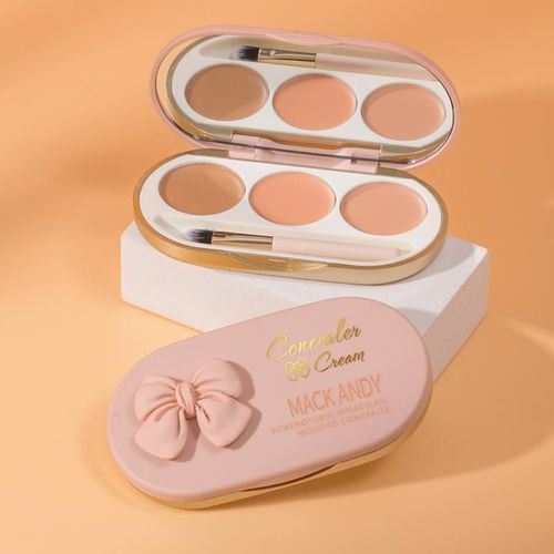 Base Correcteur Pour Les Yeux, 3 Couleurs, Couverture Complète, Haute Couverture, Hydratant, Contrôle Du Sébum, Fond De Teint, Pores Invisibles, Cernes 