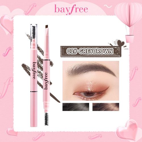 Crayon À Sourcils Double Tête 2 En 1, Accessoire De Maquillage Auto-Étanche, Longue Durée, 1 Pièce 