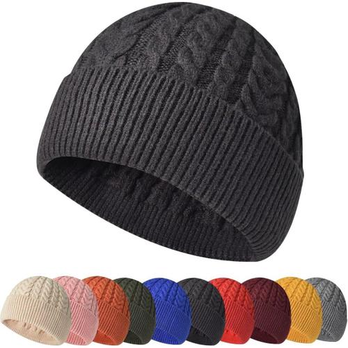 Chapeaux Tricotés Chauds D'hiver Homme Femme Beanie Hat Swag Miki Hat Bonnet De Pêcheur Unisex Bonnet De Trawler Watch Cap