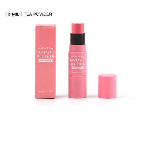 Bâton De Maquillage Pour Le Visage, Crème De Contour Scintillante, Cosmétiques Pour Joues, Blush Rose Éclatant, Outils De Maquillage, 1 Pièce, Tslm1 