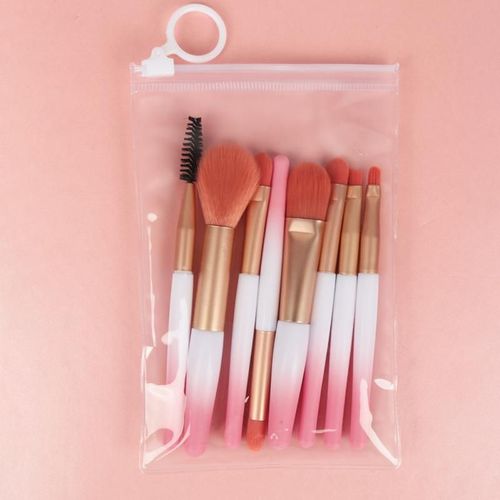 Ensemble De Pinceaux De Maquillage Professionnels, Vert Armée, Ombre À Paupières, Correcteur, Blush, Sourcils, Lèvres, Outils De Cosmétiques, 8 Pièces 
