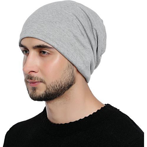 Bonnet Hommes Toute Saison Jersey Bonnet Slouch Beanie Respirant Et Doux S'adaptant À Toutes Les Tailles De Tête