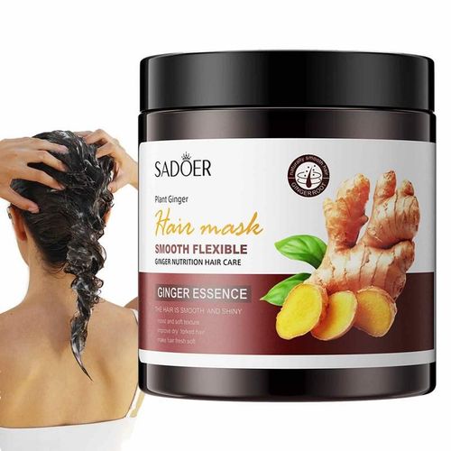 Revitalisant Capillaire Au Gingembre, Soin Hydratant Et Lissant, Contrôle Des Frisottis Et Réparation De La Brillance Des Cheveux 