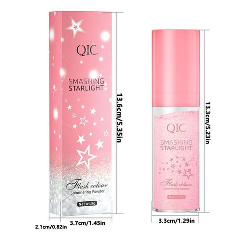 Bâton De Poudre De Surligneur Féerique Pour Femmes, Stylo À Poudre, Durable, Tridimensionnel, Visage Et Corps, Anti-Poussière 