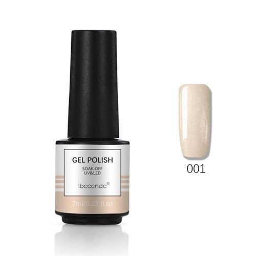 Vernis À Ongles Uv Led Semi-Permanent, 7ml, Lampe À Paillettes Pour Manucure, Ensemble Nail Art, Couche De Base Et De Finition, Laque, Tslm1 