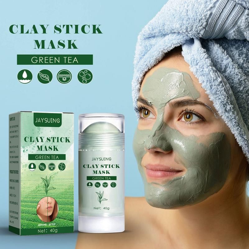 Masque En Bton De Th Vert Pour Le Visage, Dissolvant De Po... - 3