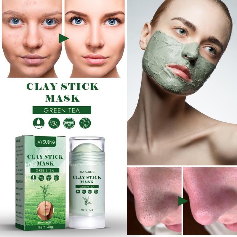 Masque En Bton De Th Vert Pour Le Visage, Dissolvant De Po... - 4